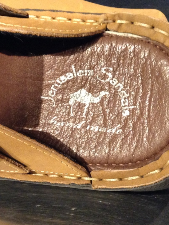 NWT Jerusalem Sandals Sz 9 Mens / 11.5 Wmn. Brown Leather Slip-On Buckle Unisex
